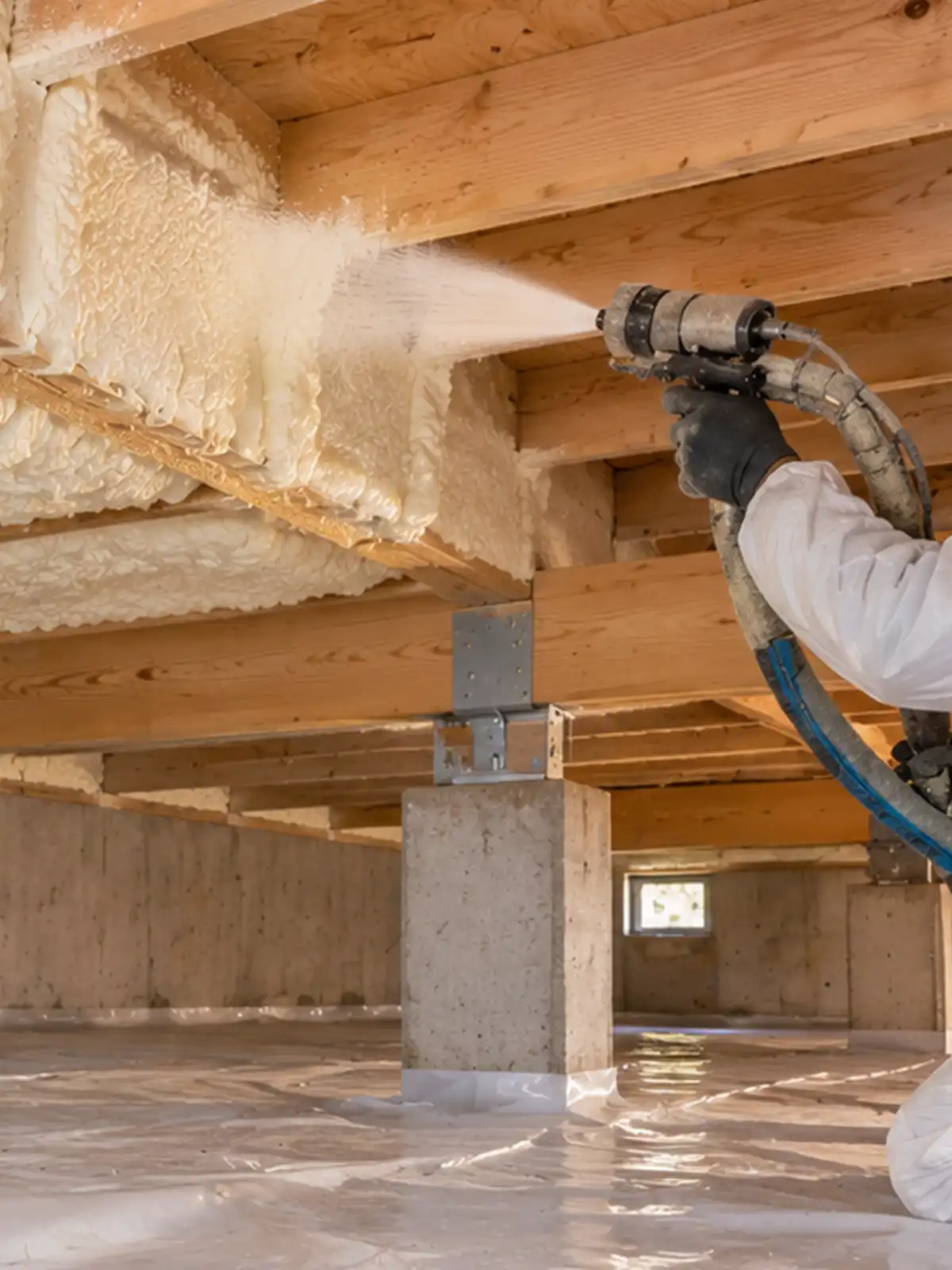 Professional crawl space insulation by Apollo Spray Foam