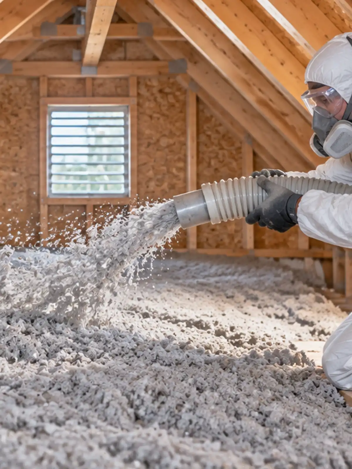 Professional blown-in insulation installed by Apollo Spray Foam