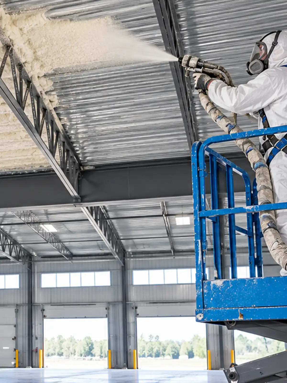 Professional commercial insulation project by Apollo Spray Foam