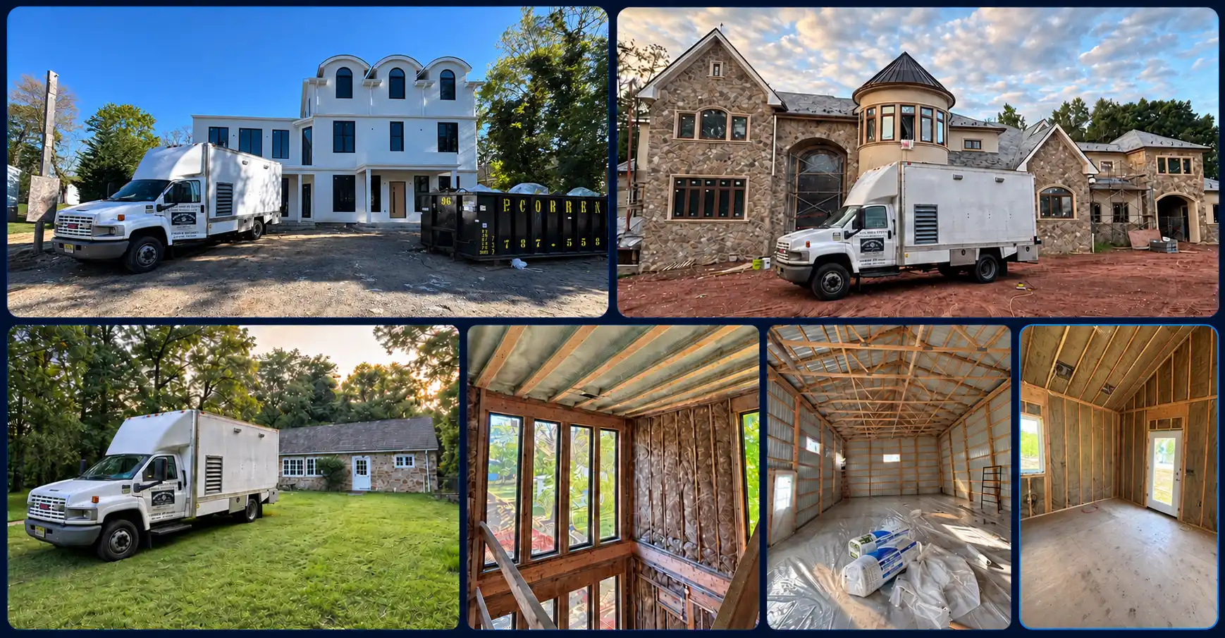 Apollo Spray Foam service collage for Spray Foam Insulation in Wrightstown, PA